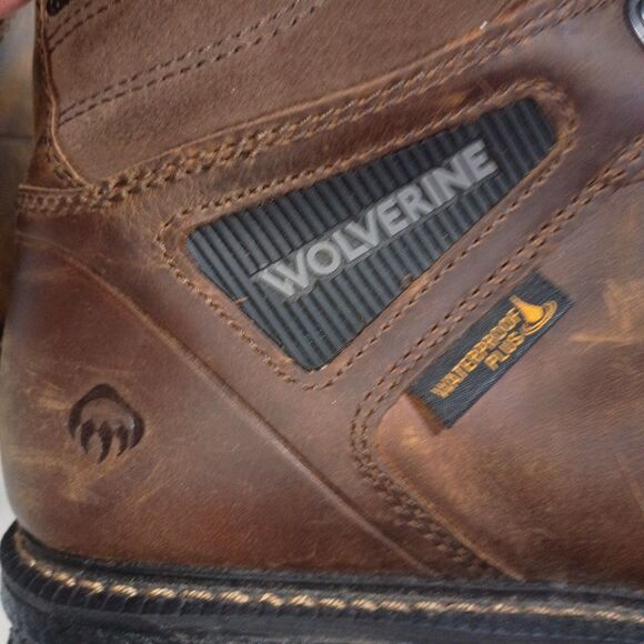 Wolverine Hellcat W201175 Leather Work Boots Size 13 Waterproof Plus main image 4